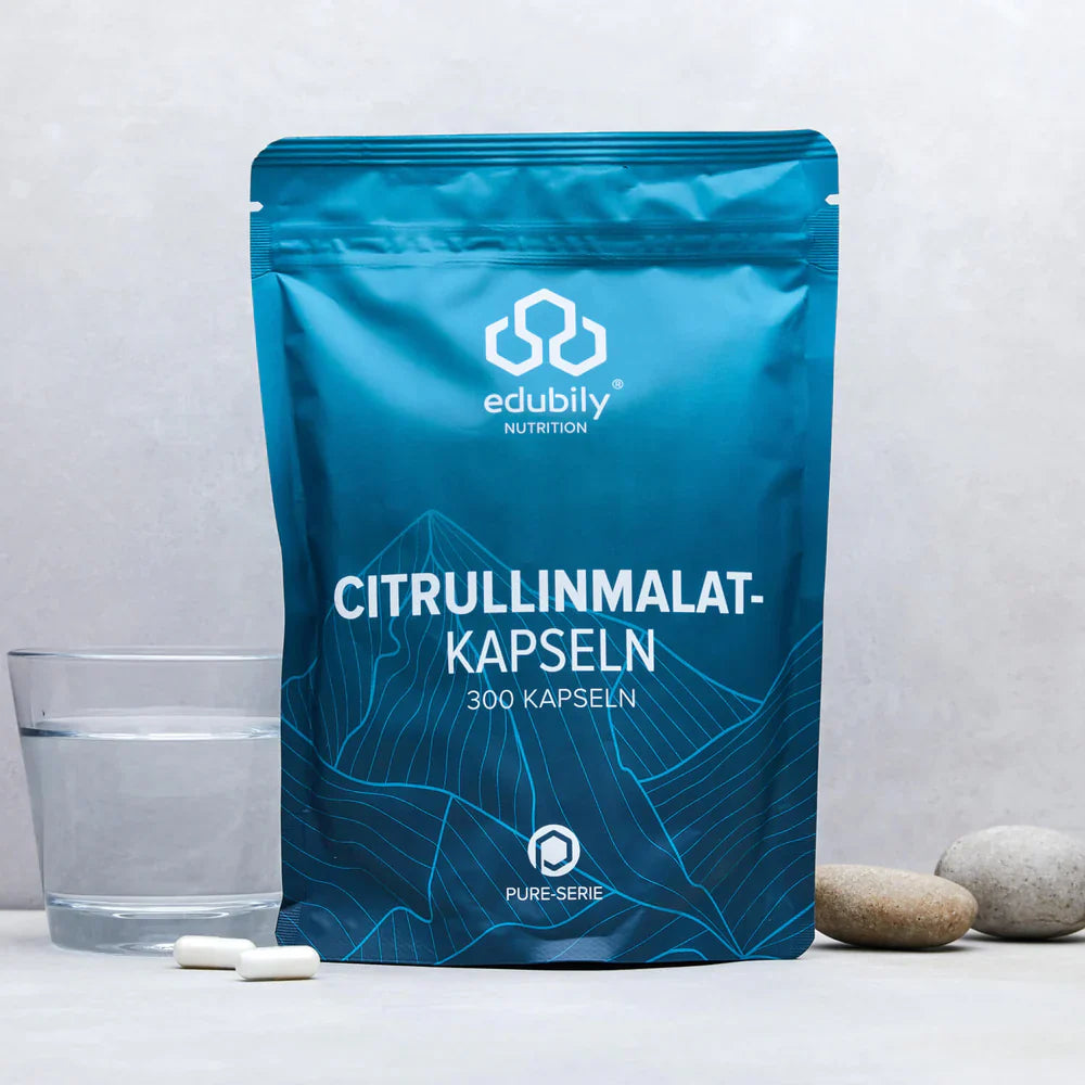 edubily® PURE Citrullin-Malat Kapseln | 300 Kapseln