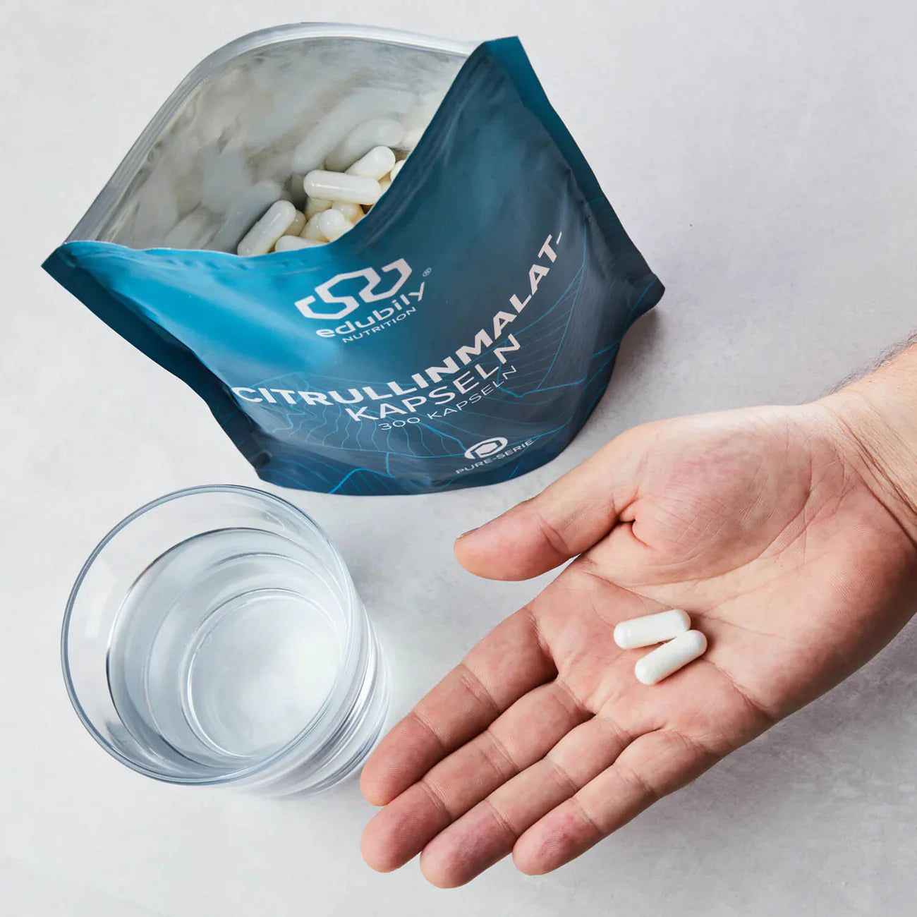 edubily® PURE Citrullin-Malat Kapseln | 300 Kapseln