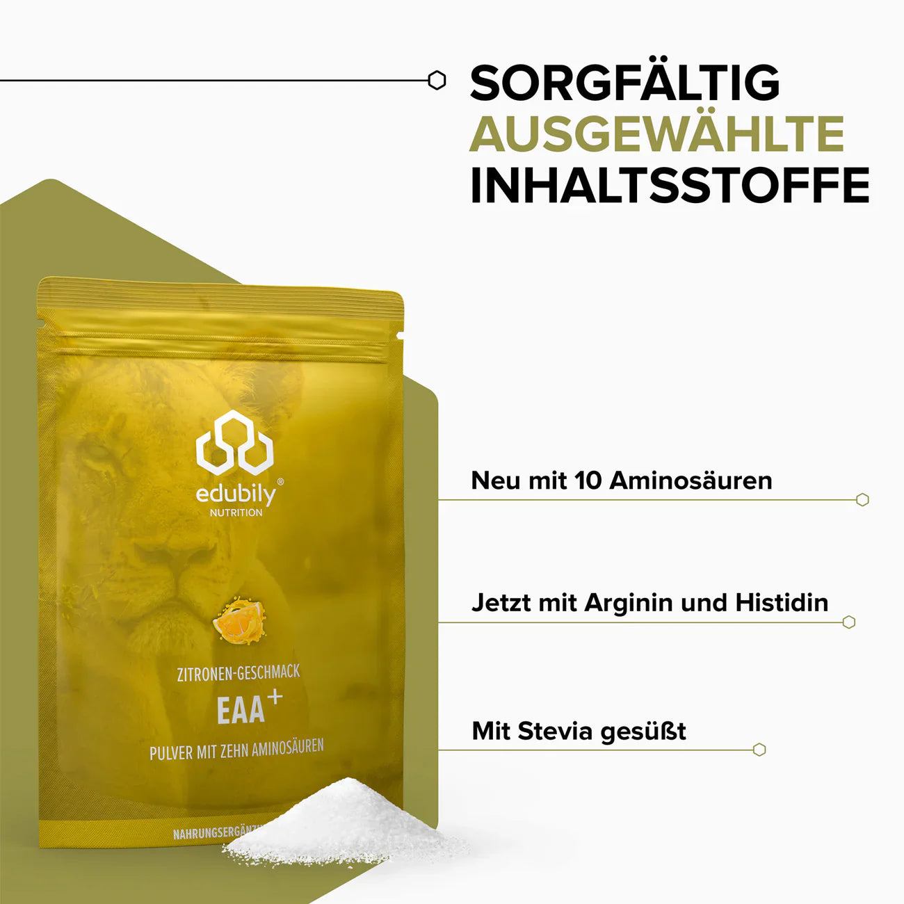 edubily® EAA Pulver – Essenzielle Aminosäuren | 400g