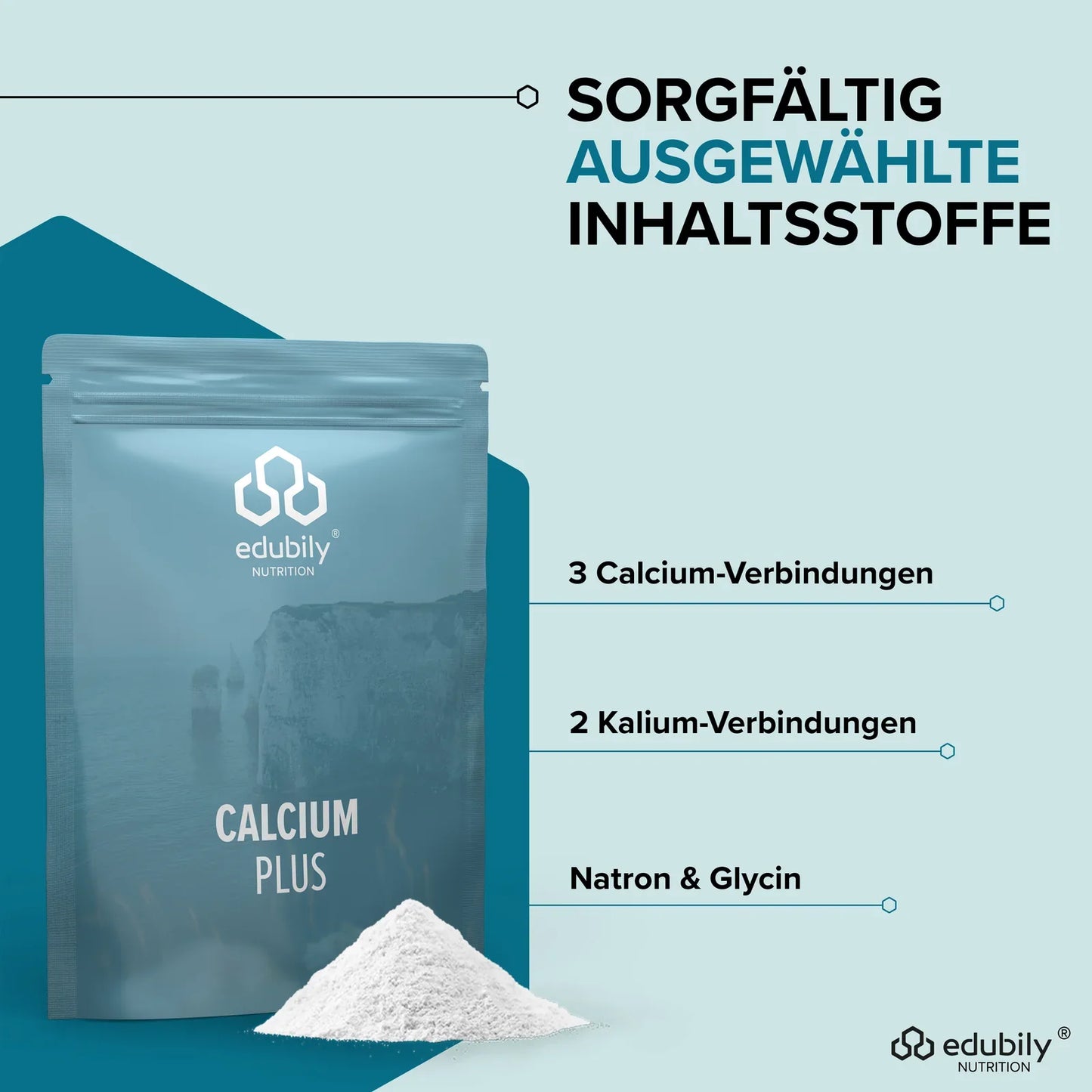 edubily® Calcium Pulver | 480g