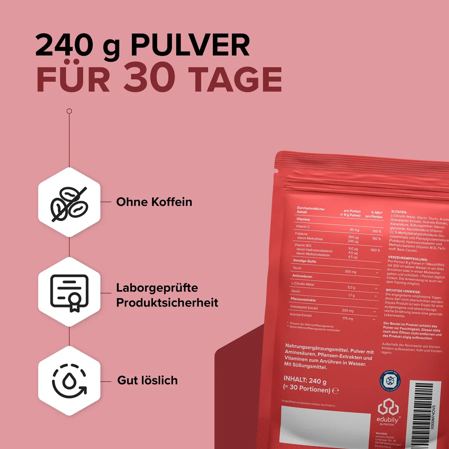 edubily® Citrullin Plus | 240g