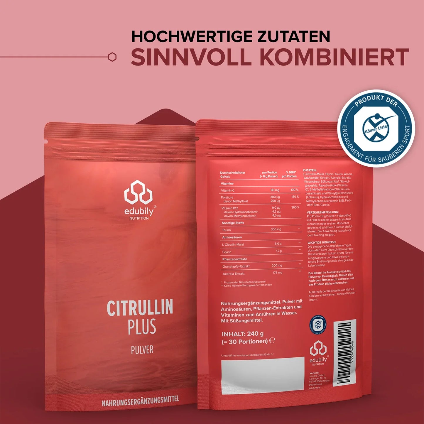 edubily® Citrullin Plus | 240g