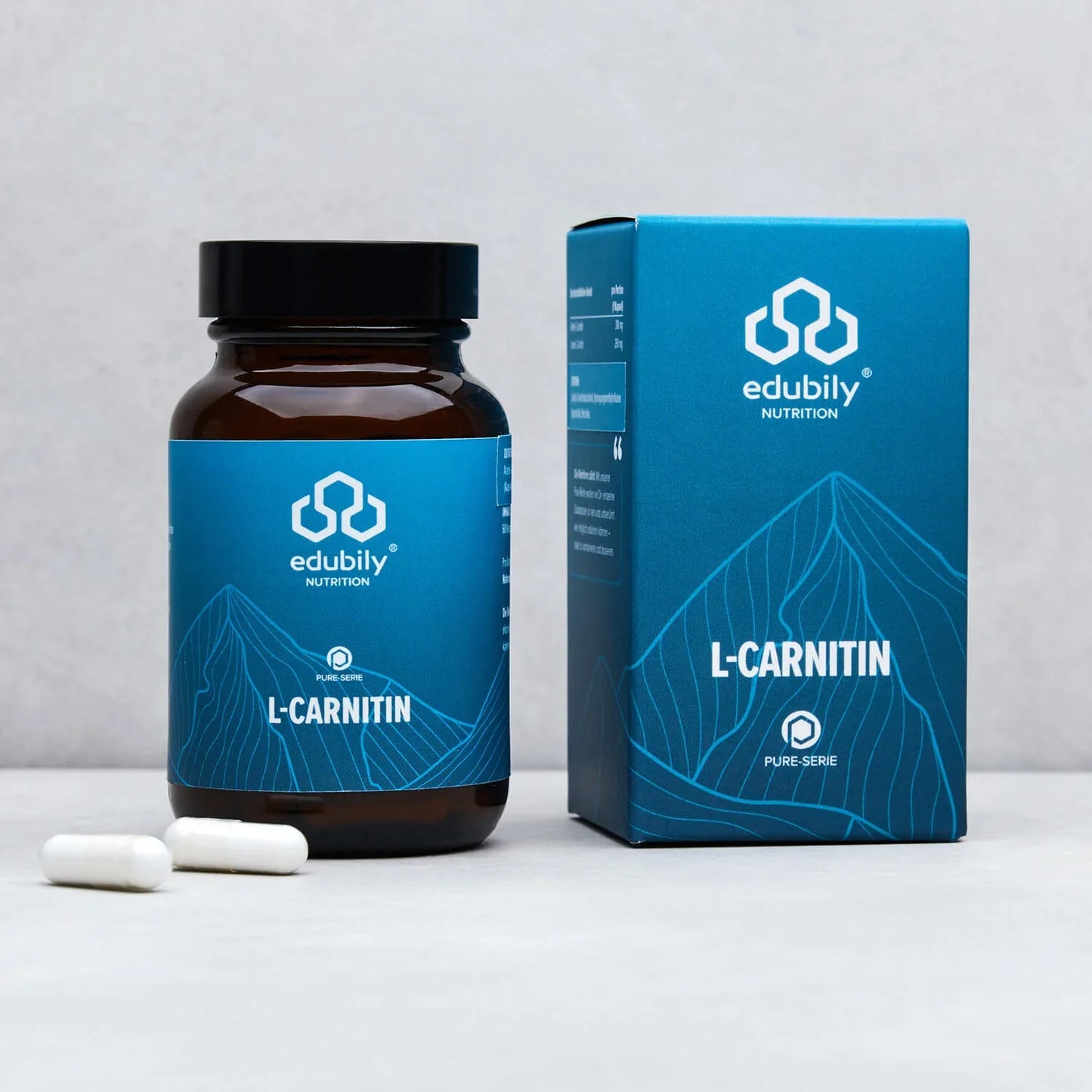 edubily® PURE L-Carnitin Kapseln | 60 Kapseln