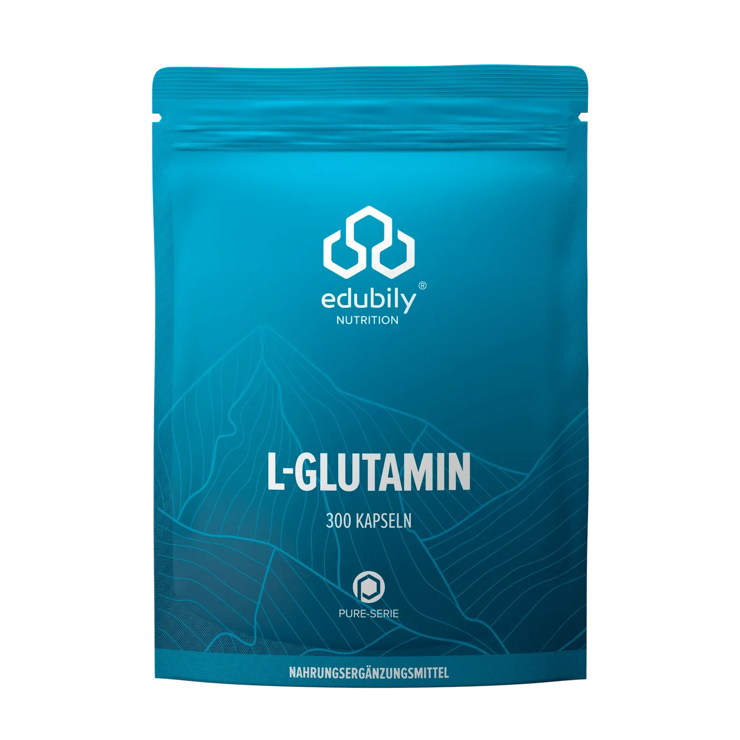edubily® PURE Glutamin Kapseln | 300 Kapseln