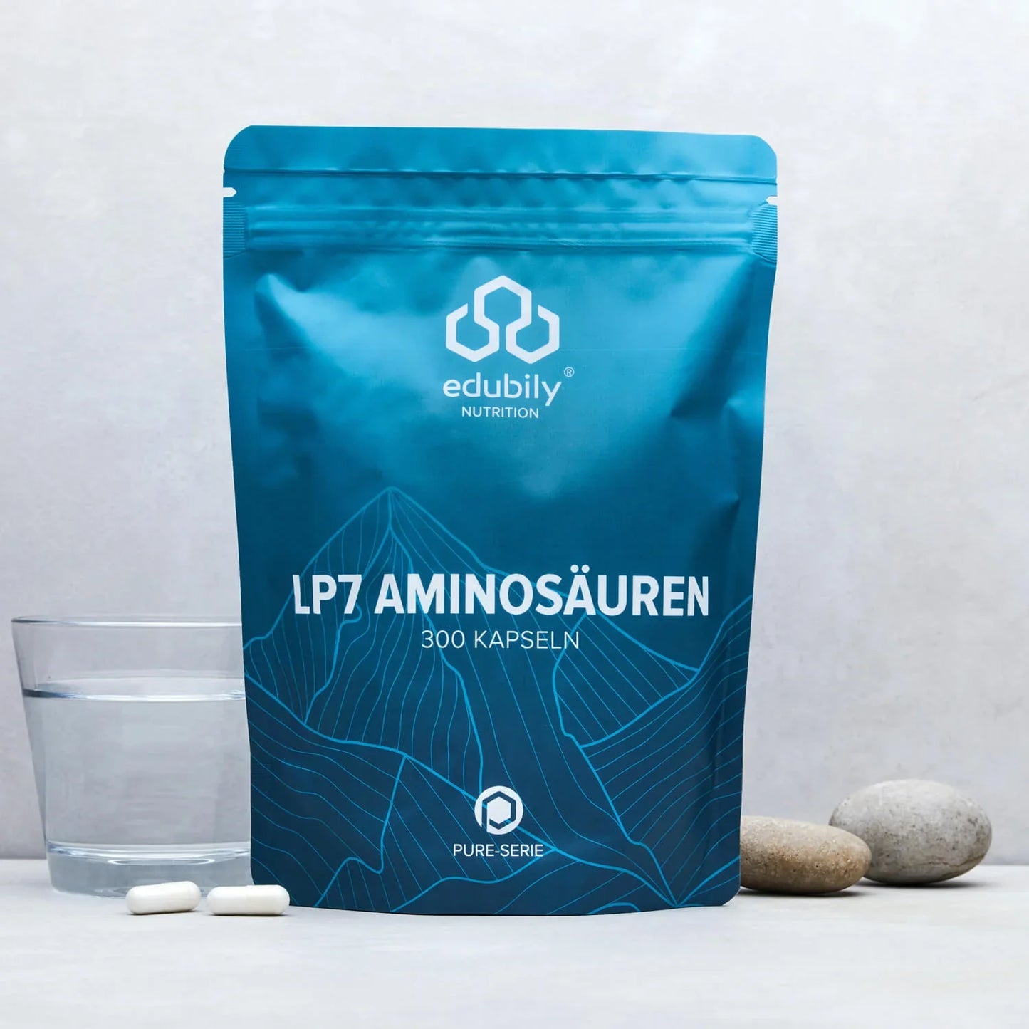 edubily® PURE LP7 Aminosäuren Kapseln | 300 Kapseln
