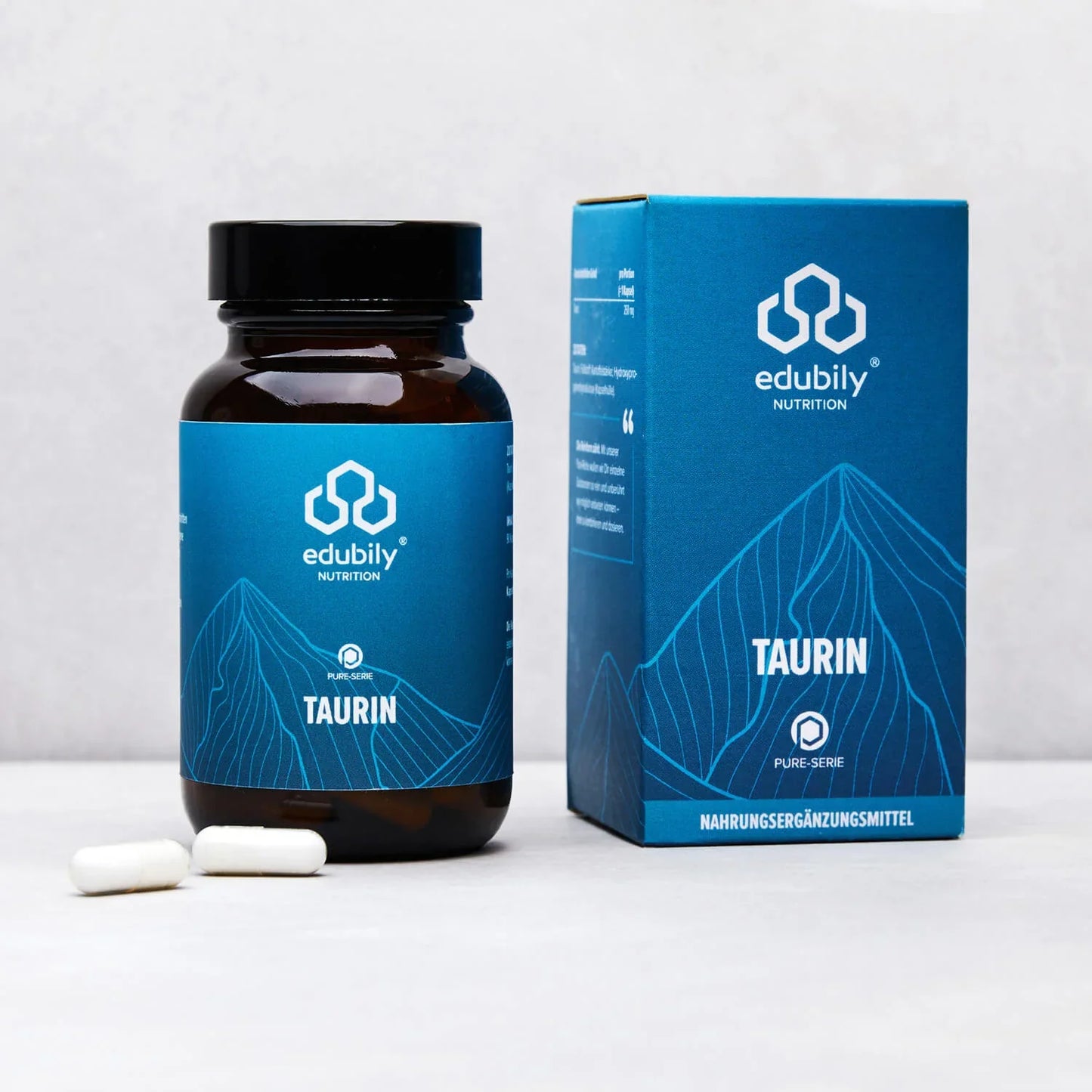 edubily® PURE Taurin Kapseln | 90 Kapseln