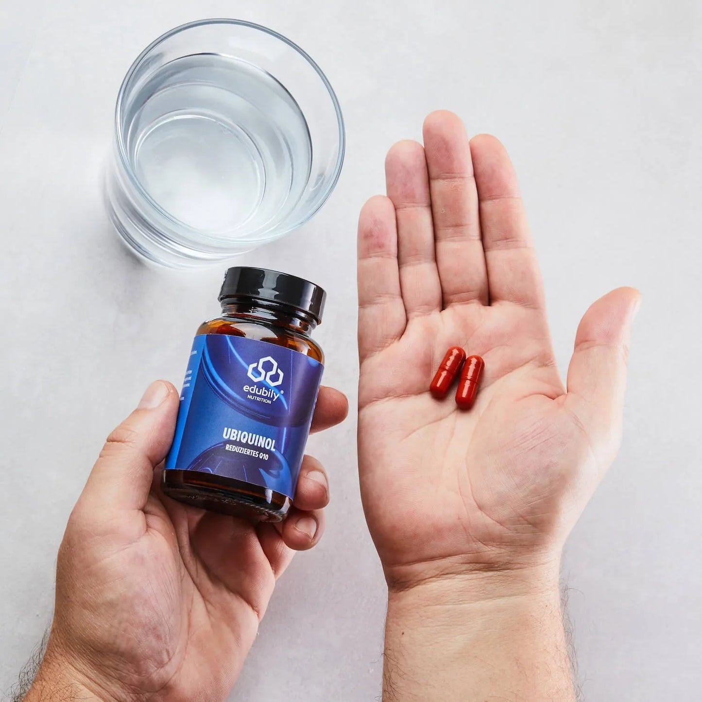 edubily® Ubiquinol Kapseln – Reduziertes Q10 von Kaneka® | 60 Kapseln