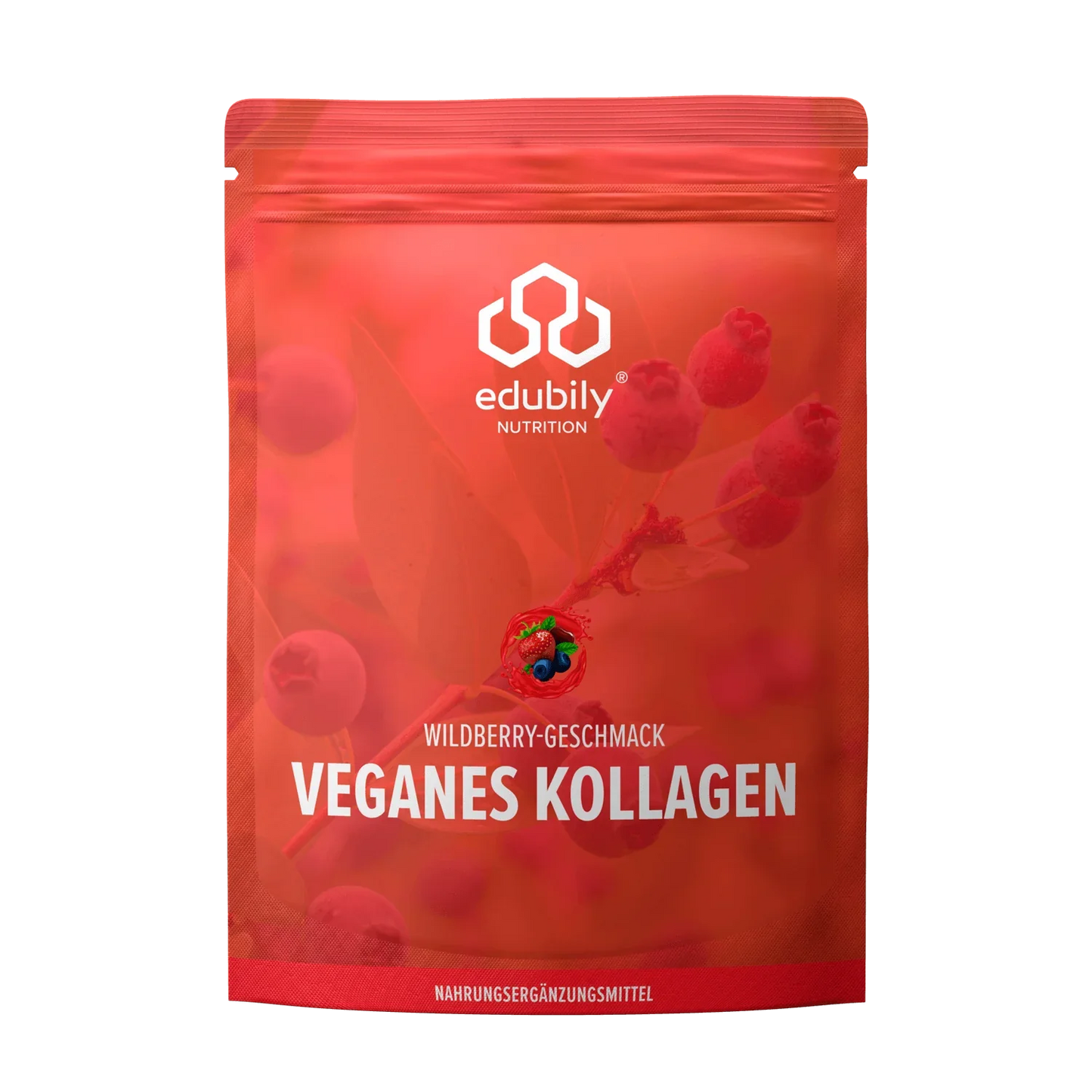 edubily® Veganes Kollagen Pulver (Wildberry) | 450g