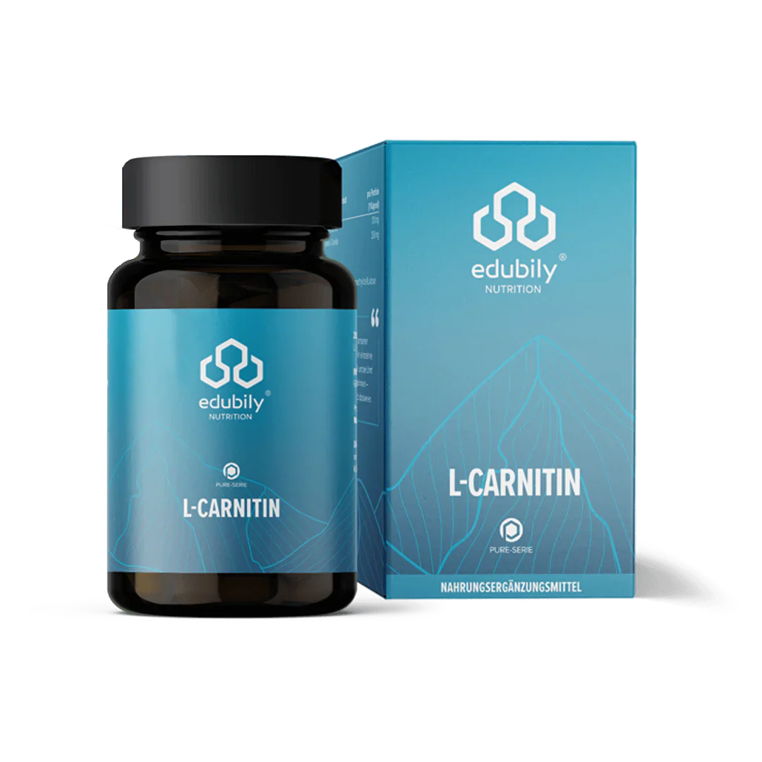 edubily® PURE L-Carnitin Kapseln | 60 Kapseln
