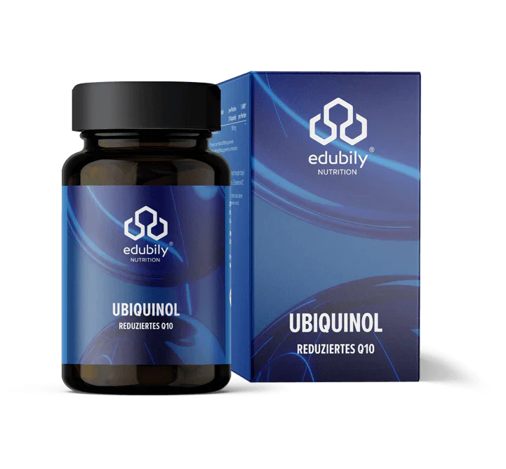 edubily® Ubiquinol Kapseln – Reduziertes Q10 von Kaneka® | 60 Kapseln