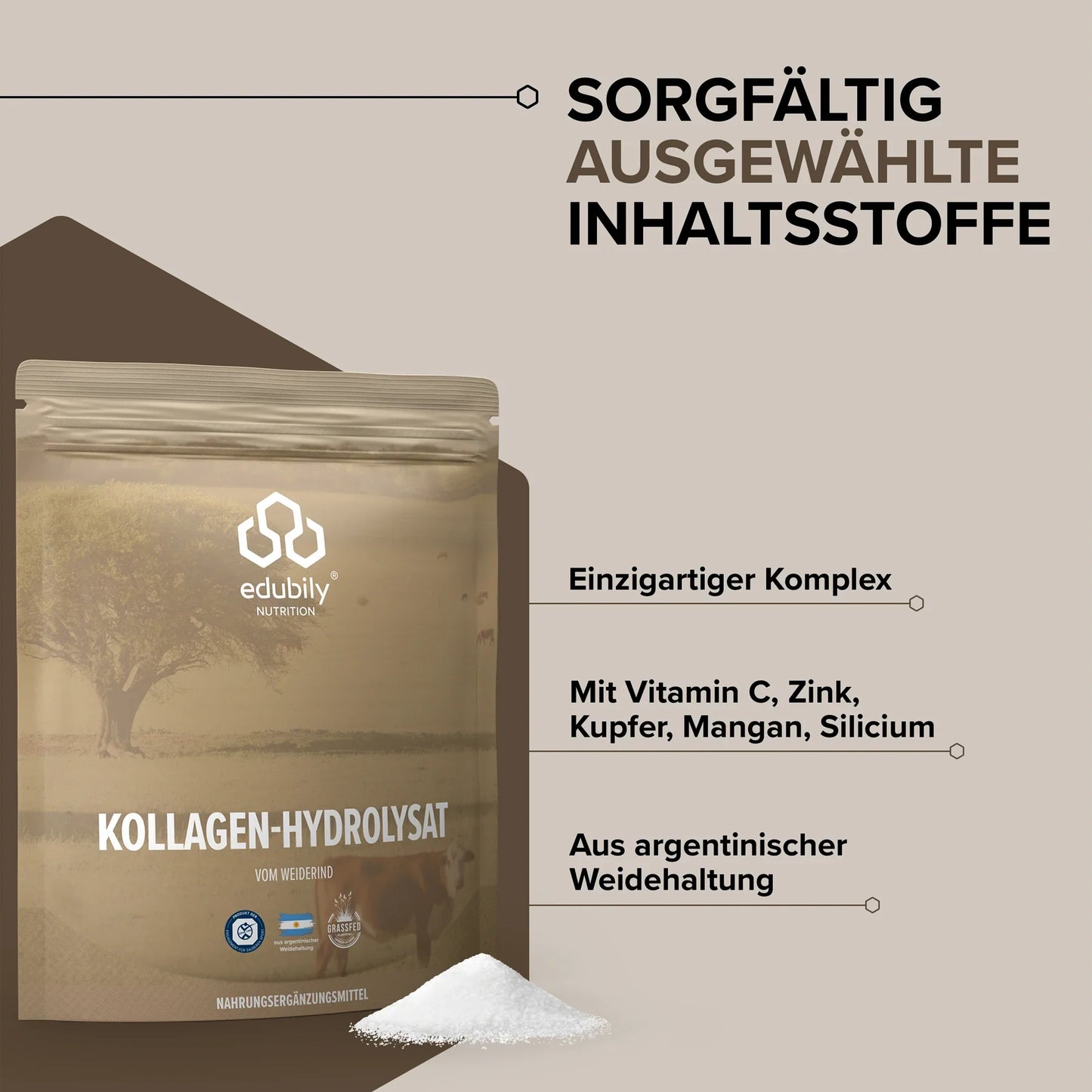 edubily® Kollagen-Hydrolysat Pulver