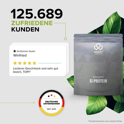 edubily® Ei-Protein Pulver aus Freilandhaltung | 750g