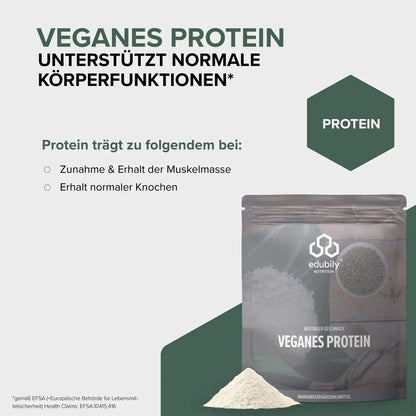 edubily® Veganes Proteinpulver | 750g