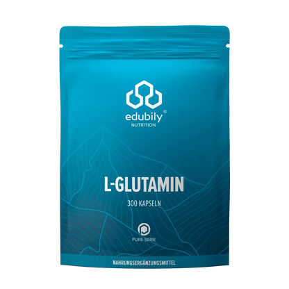 edubily® PURE Glutamin Kapseln | 300 Kapseln