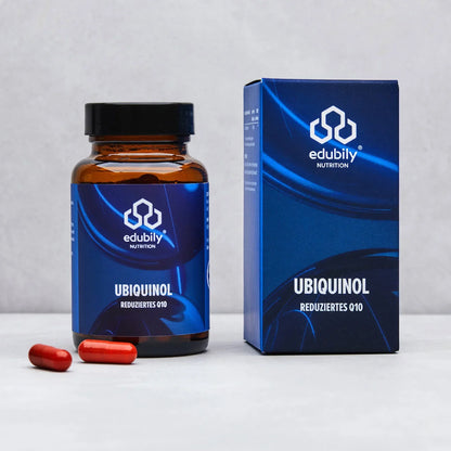 edubily® Ubiquinol Kapseln – Reduziertes Q10 von Kaneka® | 60 Kapseln
