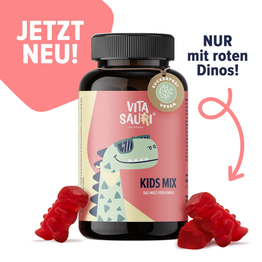 edubily® Vitasauri® Kids Mix | 60 Fruchtgummies