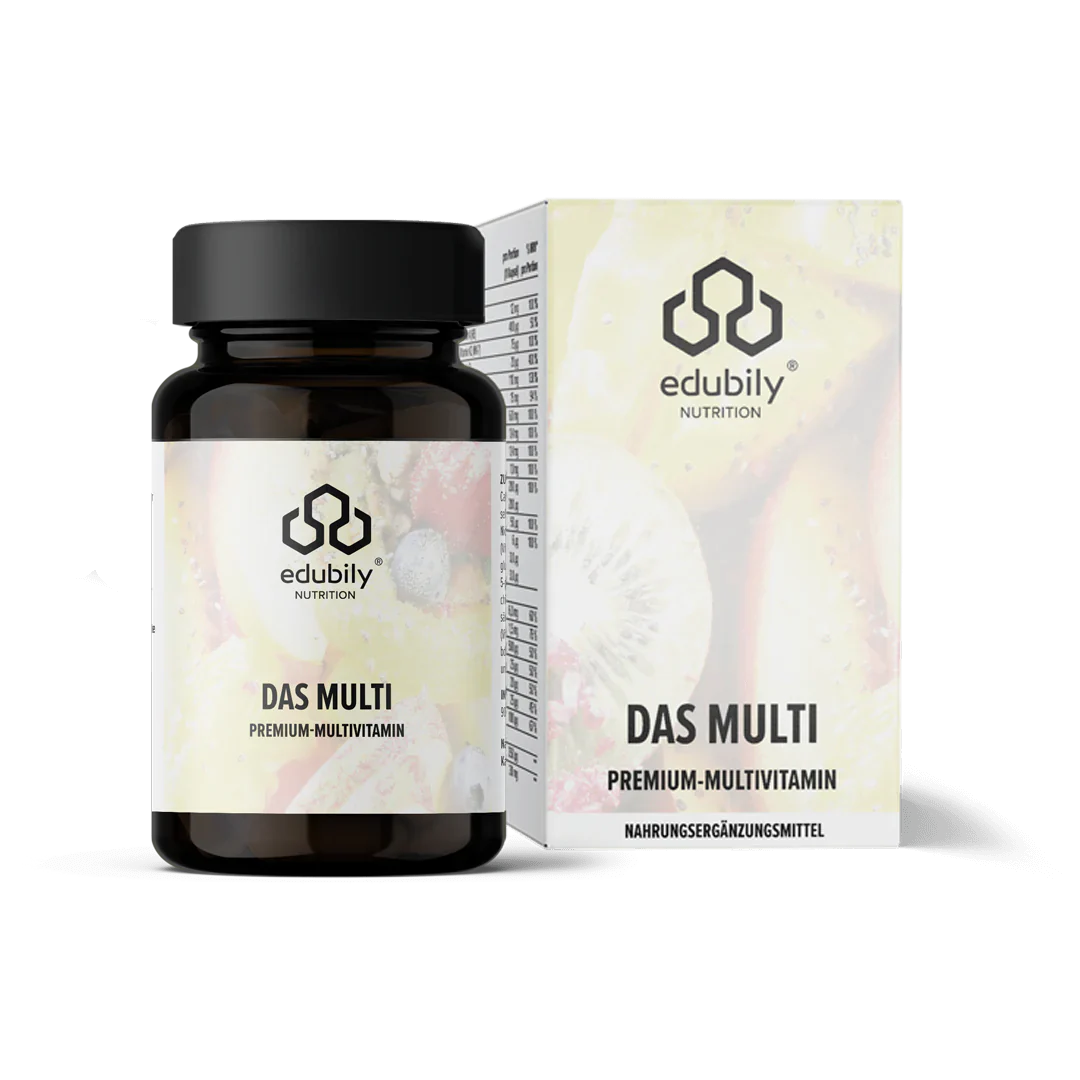 edubily® Das Multi – Premium-Multivitamin-Kapseln | 90 Kapseln