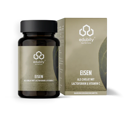 edubily® Eisen Kapseln mit Lactoferrin | 90 Kapseln